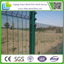 2.05m High Powder Cotaed Security 358 Clearvu Security Fencing